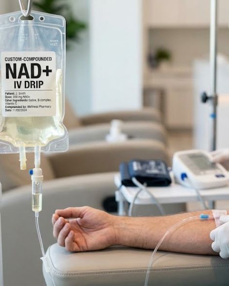 Custom-Compounded NAD+ IV Drips