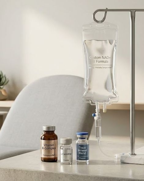 Custom-Compounded NAD+ IV Drips