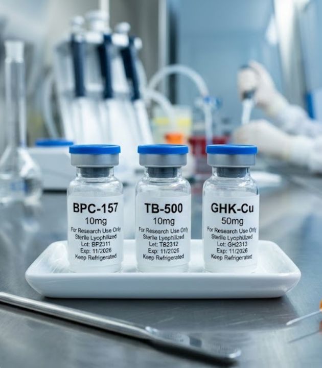 BPC-157 10mg TB-500 10mg GHK-Cu 50mg