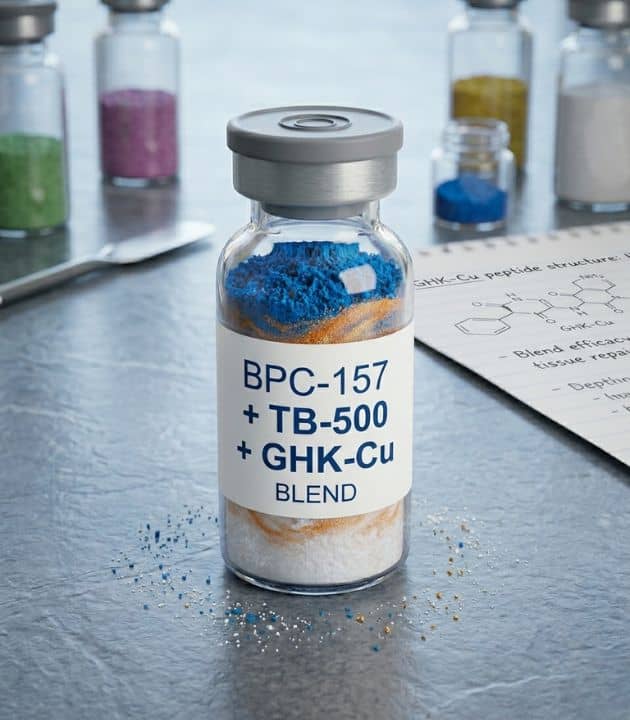 BPC-157 + TB-500 + GHK-Cu Blend